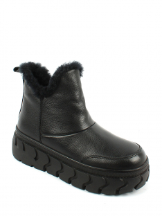 AL 15920 Чёр 32-1,33-1,34-1,35-1,36-1,37-1 Antilopa Ботинки Повсед Веллингтон Нат.кожа, Нат.шерсть, полим.мат Зима жен