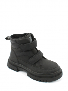 AL 16061 Чёр 32-1,33-1,34-1,35-1,36-1,37-1 Antilopa Ботинки Повсед Дерби Иск.мат, Байка/Флис, полим.мат В/О Муж