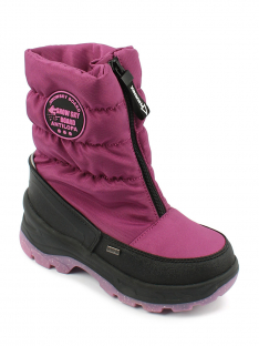 AL 16194 Фиол 28-1,29-1,30-1,31-1,32-1,33-1 Antilopa П/сапоги Повсед Дутики Иск.мат, Мемб/нат.шерсть, полим.мат Зима жен