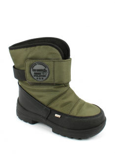 AL 16213 хаки 28-1,29-1,30-1,31-1,32-1,33-1 Antilopa Ботинки Повсед Дутики Иск.мат, Мемб/нат.шерсть, полим.мат Зима Муж