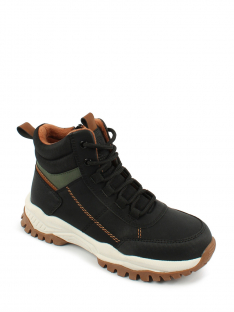 AL 16244 Чёр 33-1,34-1,35-1,36-1,37-1,38-1 Antilopa Ботинки Актив.отдых Оксфорд Иск.мат, Байка/Флис, полим.мат В/О Муж