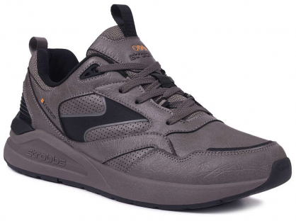 C3793-10 Сер 41-1,42-2,43-2,44-2,45-1 Strobbs П/ботинки Актив.отдых Кроссовки Иск.мат, Текстиль, ЭВА,Резина,ТПУ вставка В/О Муж