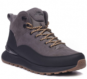 C9439-10 Сер 41-1,42-2,43-2,44-2,45-1 Strobbs Ботинки Повсед Оксфорд Нат.кожа, Нат.мех, ЭВА,Резина,ТПУ вставка Зима Муж