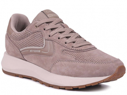 F7674-25 Беж 36-1,37-2,38-2,39-2,40-1 Strobbs П/ботинки Актив.отдых Кроссовки Нат.кожа, Текстиль, ЭВА,Резина В/О Муж