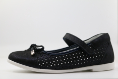 221874нт-1 Син 30-1,31-1,32-1,33-1,34-1 Kapika Туфли Школа Mary Jane Нат.кожа, Кожподклад, ТЭП (термоэластопласт) Лето жен