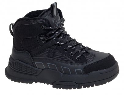 R351396101BK Чёр 32-1,33-1,34-2,35-1,36-1,37-2 Сказка Ботинки Актив.отдых Оксфорд Иск.мат, Байка/Флис В/О Муж