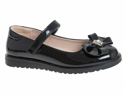 R555004507BKP Чёр 29-1,30-2,31-2,32-2,33-1 Сказка Туфли Школа Mary Jane Иск.мат, Кожподклад Лето жен