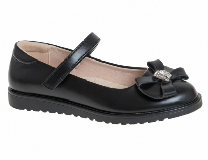 R555004507BK Чёр 29-1,30-2,31-2,32-2,33-1 Сказка Туфли Школа Mary Jane Иск.мат, Кожподклад Лето жен