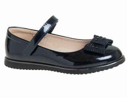 R757604535DBP Т.син 29-1,30-2,31-2,32-2,33-1 Сказка Туфли Школа Mary Jane Иск.мат, Кожподклад Лето жен