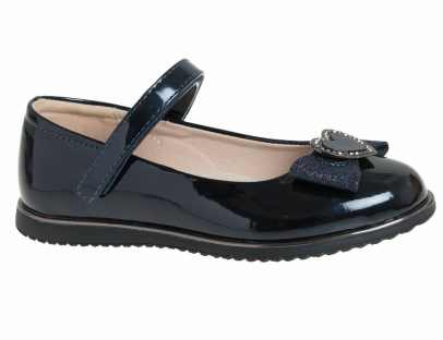 R757604536DBP Т.син 29-1,30-2,31-2,32-2,33-1 Сказка Туфли Школа Mary Jane Иск.мат, Кожподклад Лето жен