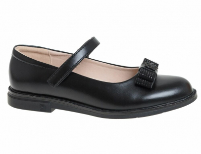 R767104565BK Чёр 33-1,34-1,35-2,36-2,37-1,37,5-1 Сказка Туфли Школа Mary Jane Иск.мат, Кожподклад Лето жен