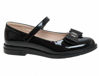 R767104567BKP Чёр 33-1,34-1,35-2,36-2,37-1,37,5-1 Сказка Туфли Школа Mary Jane Иск.мат, Кожподклад Лето жен