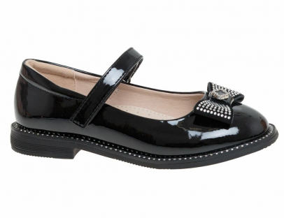 R910004548BKP Чёр 29-1,30-2,31-2,32-2,33-1 Сказка Туфли Школа Mary Jane Иск.мат, Кожподклад Лето жен