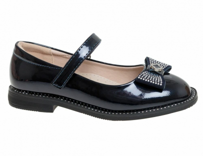 R910004548DBP Т.син 29-1,30-2,31-2,32-2,33-1 Сказка Туфли Школа Mary Jane Иск.мат, Кожподклад Лето жен