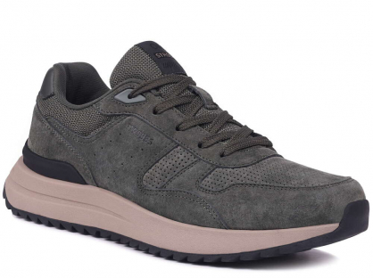 C3809-19 хаки 41-1,42-2,43-2,44-2,45-1 Strobbs П/ботинки Актив.отдых Кроссовки Нат.кожа, Текстиль, ЭВА,Резина,ТПУ вставка В/О Муж