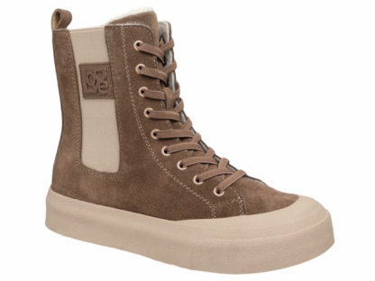 52-2088AL Кэмел / бежевый 35-2,36-2,37-2,38-2,39-2 Indigo kids Ботинки Повсед Дерби Нат.кожа, Байка/Флис, Резина В/О жен