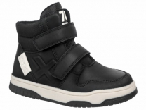 59-0915B Чёрный / белый 33-2,34-2,35-2,36-3,37-3 Indigo kids Ботинки Повсед Оксфорд Иск.мат, Байка/Флис, ТЭП В/О Муж