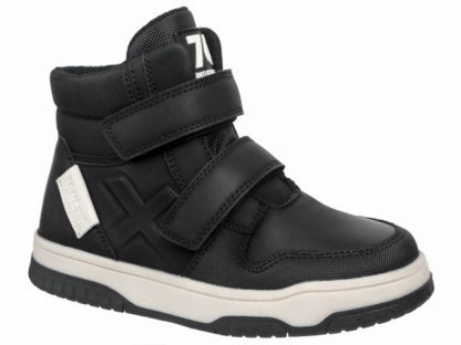 59-0915B Чёрный / белый 33-2,34-2,35-2,36-3,37-3 Indigo kids Ботинки Повсед Оксфорд Иск.мат, Байка/Флис, ТЭП В/О Муж