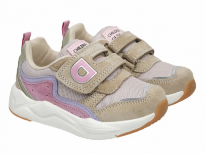 90-400P2 Беж 23-2,24-2,25-3,26-3,27-2 Indigo kids П/ботинки Актив.отдых Кроссовки Нат.кожа, Текстиль, ЭВА / ТЭП В/О жен