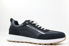 241009-2 Син 35-1,36-1,37-1,38-1,39-1 Kapika П/ботинки Школа Кроссовки Нат.кожа, Кожподклад, ТЭП (термоэластопласт) В/О Муж