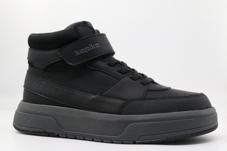 53707ук-1 Чёр 33-1,34-1,35-1,36-1,37-1 Kapika Ботинки Повсед Оксфорд Иск.мат, Байка/Флис В/О Муж