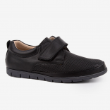 221657нт-2 Чёр 30-1,31-1,32-1,33-1,34-1 Kapika П/ботинки Школа Дерби Нат.кожа, Кожподклад, ТЭП (термоэластопласт) Лето Муж