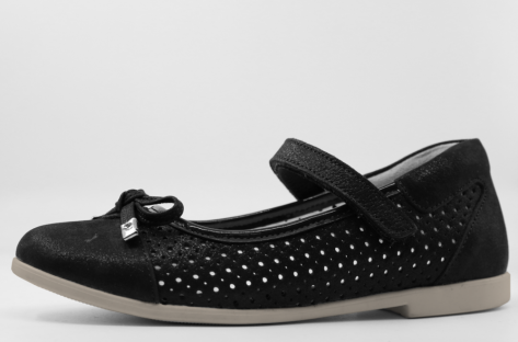 221874нт-2 Чёр 30-1,31-1,32-1,33-1,34-1 Kapika Туфли Школа Mary Jane Нат.кожа, Кожподклад, ТЭП (термоэластопласт) Лето жен