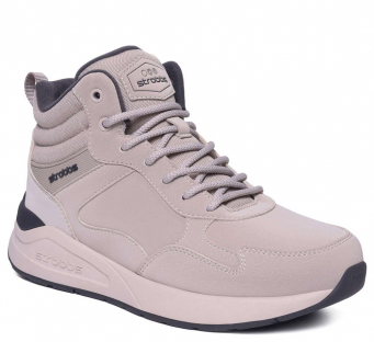 F8526-16 Беж 36-1,37-2,38-2,39-2,40-1 Strobbs Ботинки Актив.отдых Кроссовки Иск.мат, Нат.шерсть, ЭВА,Резина,ТПУ вставка Зима Муж