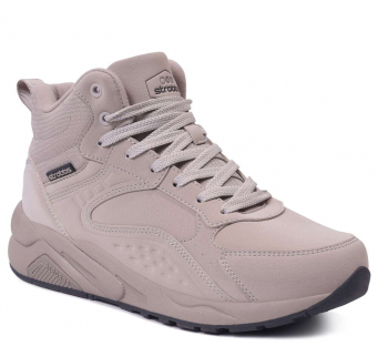 F8527-16 Беж 36-1,37-2,38-2,39-2,40-1 Strobbs Ботинки Актив.отдых Кроссовки Иск.мат, Нат.шерсть, ЭВА,ТПР,ТПУ вставка Зима Муж