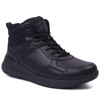 B9437-3 Чёр 40-2,41-2,42-2,43-2 Strobbs Ботинки Повсед Оксфорд Иск.мат, Иск.шерсть, ЭВА,Резина,ТПУ вставка Зима Муж