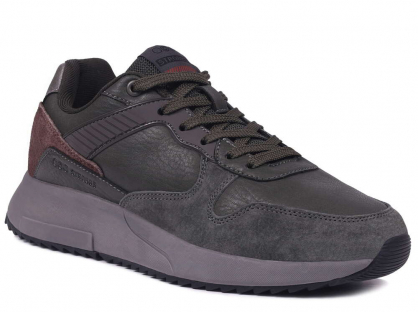 C3480-19 хаки 41-1,42-2,43-2,44-2,45-1 Strobbs П/ботинки Актив.отдых Кроссовки Иск.мат, Текстиль, ЭВА,ТПР В/О Муж