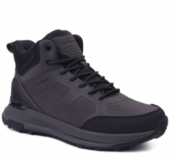 C9423-1 Сер 41-1,42-2,43-2,44-2,45-1 Strobbs Ботинки Повсед Оксфорд Иск.мат, Нат.шерсть, ЭВА,Резина,ТПУ вставка Зима Муж