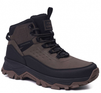 C9455-19 хаки 41-1,42-2,43-2,44-2,45-1 Strobbs Ботинки Повсед Оксфорд Иск.мат, Нат.шерсть, ЭВА,Резина Зима Муж