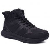 C9423-3 Чёр 41-1,42-2,43-2,44-2,45-1 Strobbs Ботинки Повсед Оксфорд Иск.мат, Нат.шерсть, ЭВА,Резина,ТПУ вставка Зима Муж