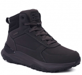 C9414-1 Сер 41-1,42-2,43-2,44-2,45-1 Strobbs Ботинки Повсед Оксфорд Нат.кожа, Нат.мех, ЭВА,Резина,ТПУ вставка Зима Муж