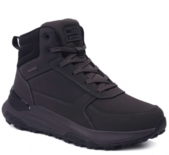 C9414-1 Сер 41-1,42-2,43-2,44-2,45-1 Strobbs Ботинки Повсед Оксфорд Нат.кожа, Нат.мех, ЭВА,Резина,ТПУ вставка Зима Муж