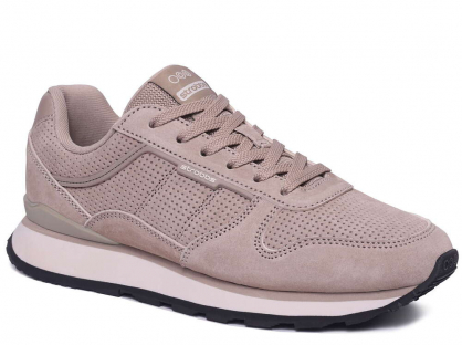 F7662-25 Беж 36-1,37-2,38-2,39-2,40-1 Strobbs П/ботинки Актив.отдых Кроссовки Нат.кожа, Текстиль, ЭВА,Резина,ТПУ вставка В/О Муж