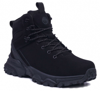 C9441-3 Чёр 41-1,42-2,43-2,44-2,45-1 Strobbs Ботинки Повсед Оксфорд Нат.кожа, Нат.мех, ЭВА,Резина,ТПУ вставка Зима Муж