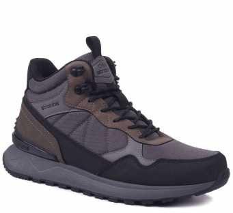 B9419-1 Сер 40-2,41-2,42-2,43-2 Strobbs Ботинки Повсед Оксфорд Иск.мат, Иск.шерсть, ЭВА,Резина,ТПУ вставка Зима Муж