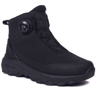 F8544-3 Чёр 36-1,37-2,38-2,39-2,40-1 Strobbs Ботинки Актив.отдых Дутики Иск.мат, Thinsulate, ЭВА,Резина Зима жен