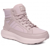 F8518-9 Пудровый 36-1,37-2,38-2,39-2,40-1 Strobbs Ботинки Повсед Дерби Иск.мат, Иск.шерсть, ЭВА,ТПР,ТПУ вставка Зима жен