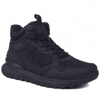 C9419-3 Чёр 41-1,42-2,43-2,44-2,45-1 Strobbs Ботинки Повсед Оксфорд Иск.мат, Нат.шерсть, ЭВА,Резина,ТПУ вставка Зима Муж