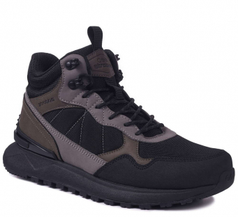 C9419-19 хаки 41-1,42-2,43-2,44-2,45-1 Strobbs Ботинки Повсед Оксфорд Иск.мат, Нат.шерсть, ЭВА,Резина,ТПУ вставка Зима Муж