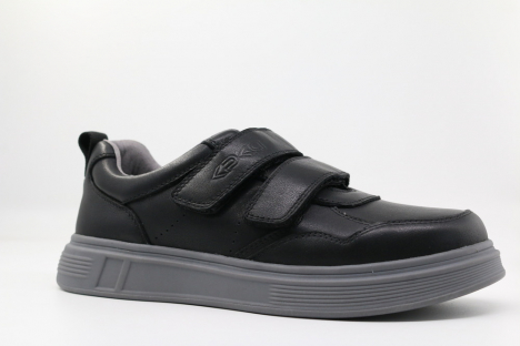 24998-1 Чёр 34-1,35-1,36-1,37-1,38-1,39-1 Kapika П/ботинки Школа Оксфорд Нат.кожа, Кожподклад, ТЭП (термоэластопласт) В/О Муж