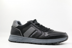 241008-2 черный-серый 35-1,36-1,37-1,38-1,39-1 Kapika П/ботинки Актив.отдых Кроссовки Нат.кожа, Текстиль, ТЭП (термоэластопласт) В/О Муж