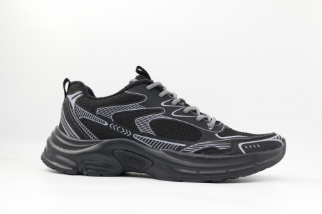 74928-1 Чёр 38-1,39-1,40-1,41-1,42-1 Kapika П/ботинки Актив.отдых Кроссовки Иск.мат, Текстиль, ЭВА/ТЭП В/О Муж