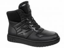 59-0925B Чёр 32-2,33-2,34-2,35-2,36-2,37-2 Indigo kids Ботинки Повсед Оксфорд Иск.мат, Байка/Флис, ТЭП В/О Муж