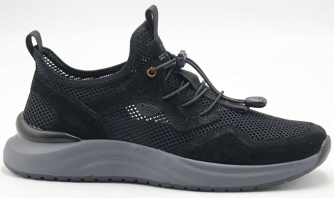 C3881-3 Чёр 41-1,42-2,43-2,44-2,45-1 Strobbs П/ботинки Актив.отдых Кроссовки Нат.кожа, Без подклада, ЭВА Лето Муж