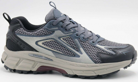 C3886-2 Сер/син 41-1,42-2,43-2,44-2,45-1 Strobbs П/ботинки Актив.отдых Кроссовки Иск.мат, Текстиль, ЭВА,Резина,ТПУ вставка В/О Муж