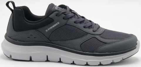 C3887-1 Сер 41-1,42-2,43-2,44-2,45-1 Strobbs П/ботинки Актив.отдых Кроссовки Иск.мат, Текстиль, ЭВА,Резина В/О Муж